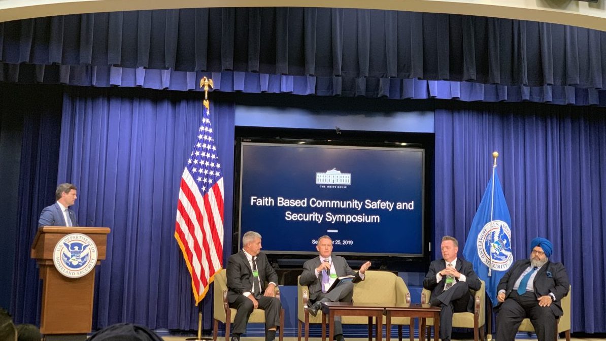 USCMO Secretary General Attends Homeland Security Faith-Based Community Safety And Security Symposium