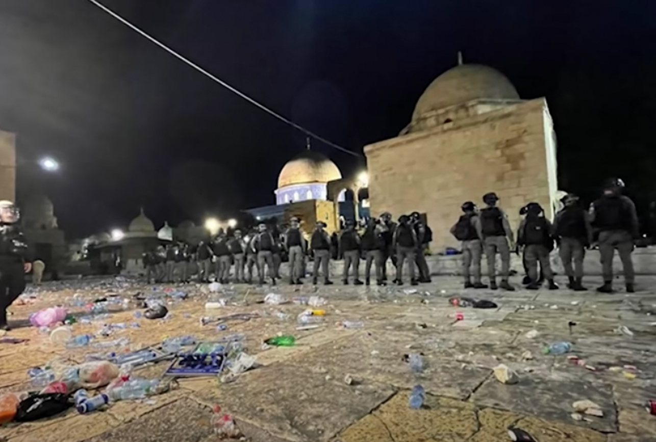 Israeli Troops Desecrate Al-Aqsa Mosque, Authorities Expel Palestinians from Jerusalem Homes, Furthering Israeli Apartheid