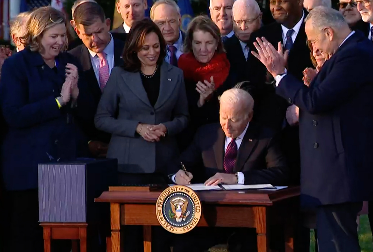 President Biden’s Signing into Law of $1.2 Trillion Bipartisan ‘Hard’ Infrastructure Act Important Step for Rebuilding and Jobs